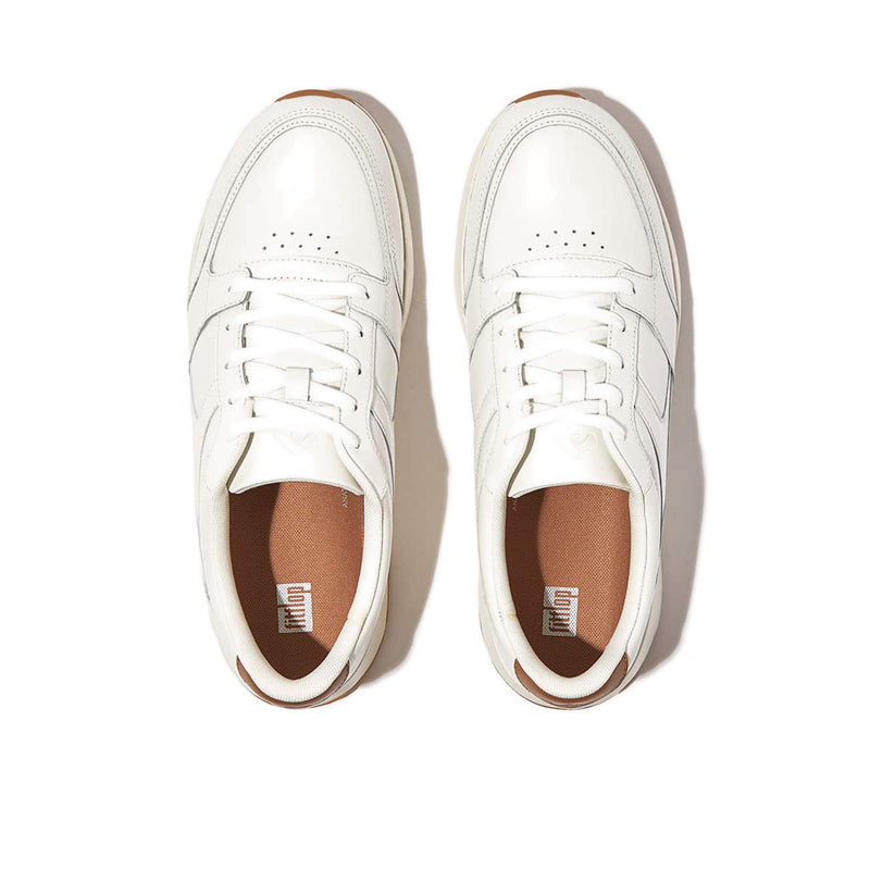 Mens Leather Panel Sneakers