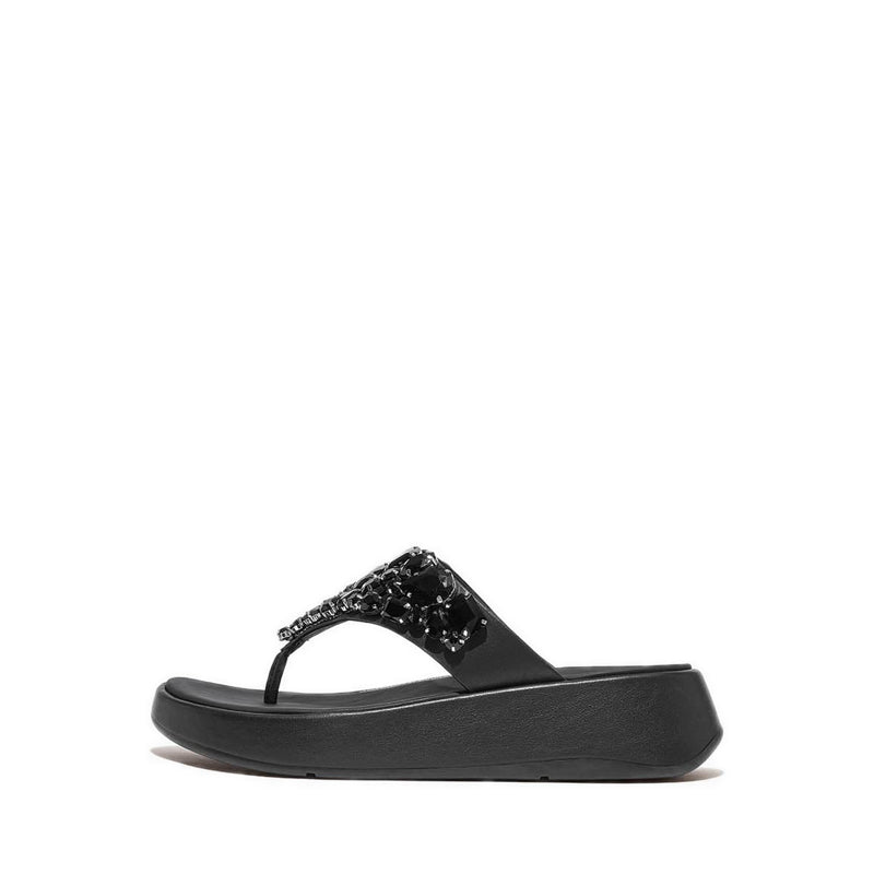 Jewel-Deluxe Leather Flatform Toe-Thongs – FitFlop Indonesia